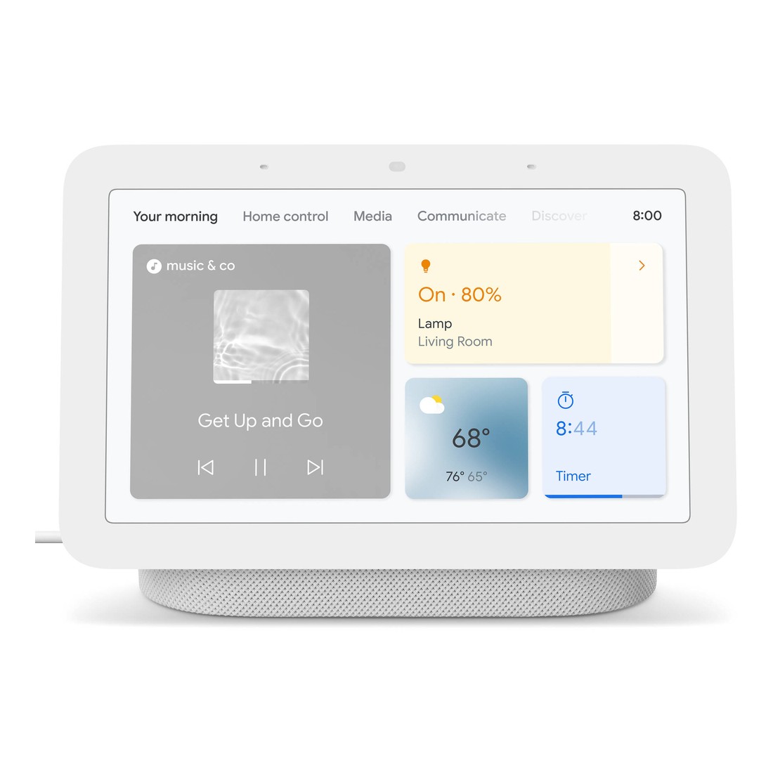 Google Nest Hub (Gen 2) Smart Home Display - Chalk