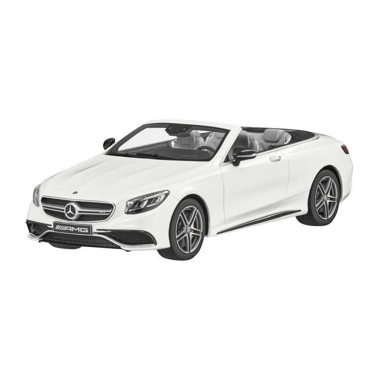 Norev Mercedes-Benz Amg S63 Cabriolet Diamond White Bright Gt Spirit 1.18 Die-Cast Model