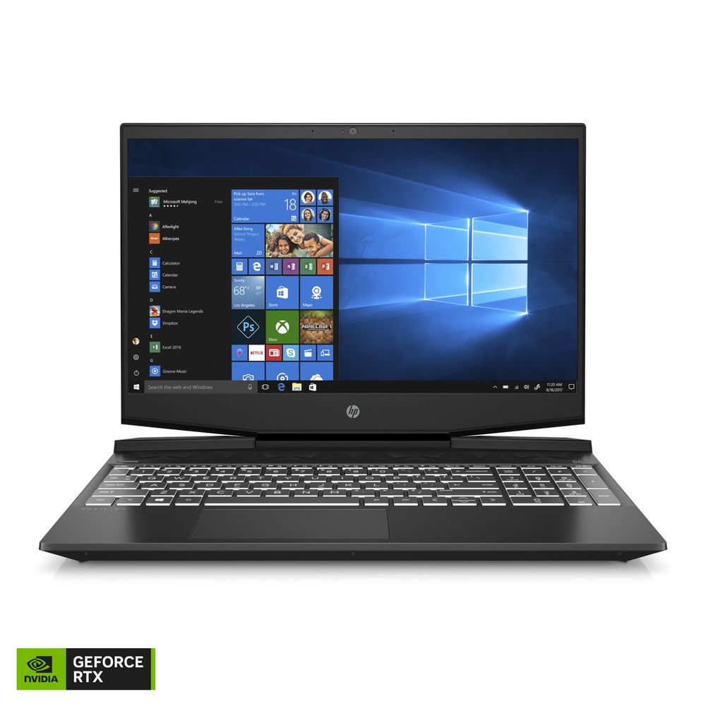 HP Pavilion Gaming Laptop intel core i7-11370H/16GB/1TB SSD/NVIDIA GeForce RTX 3050 Ti 4GB/15.6-inch FHD/144Hz/Windows 10 Home/Black (Arabic/English)