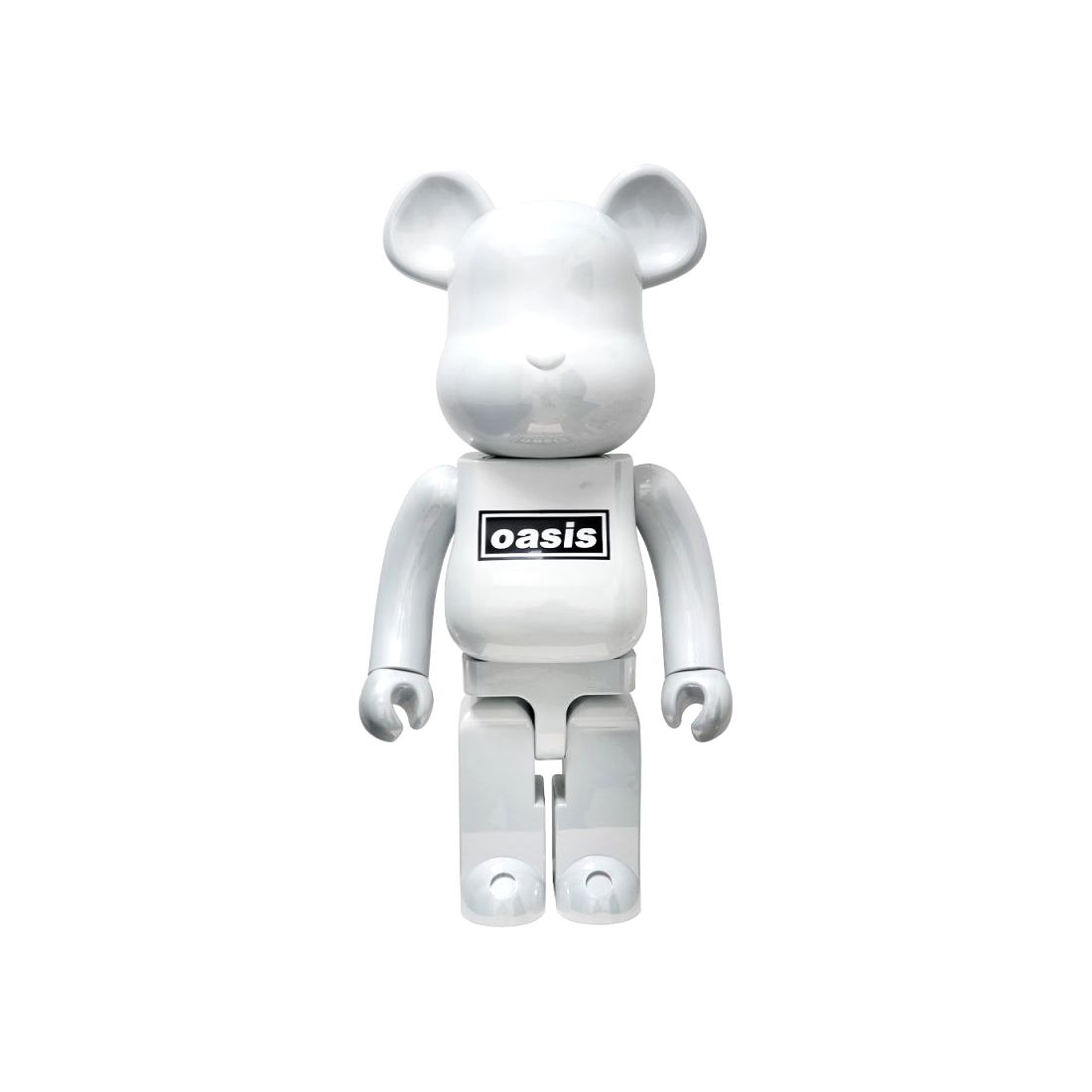 Bearbrick Oasis White Chrome 1000% Figure (70 cm)