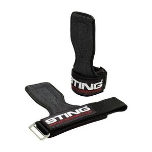 Sting Power Pro Lifting Grips Black Standard