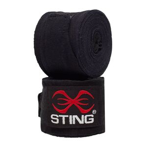 Sting Elasticised Hand Wraps Black 2.5 Meters