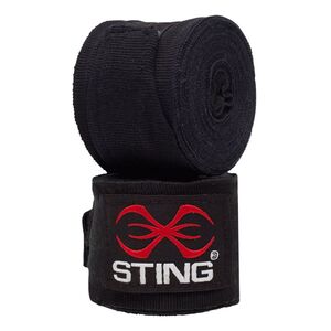 Sting Elasticised Hand Wraps Black 4.5 Meters