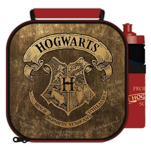 Harry Potter 3D Embossed Lunch Bag With Bottle