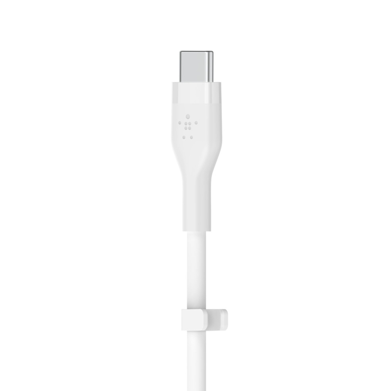 Belkin Silicone Cable Lightning To Type-C 3m White