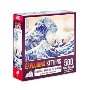 Exploding Kittens Great Wave Off Cat-A-Gawa Jigsaw Puzzle (1000 Pieces)