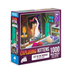 Exploding Kittens Cat In The Mirror Jigsaw Puzzle (1000 Pieces)