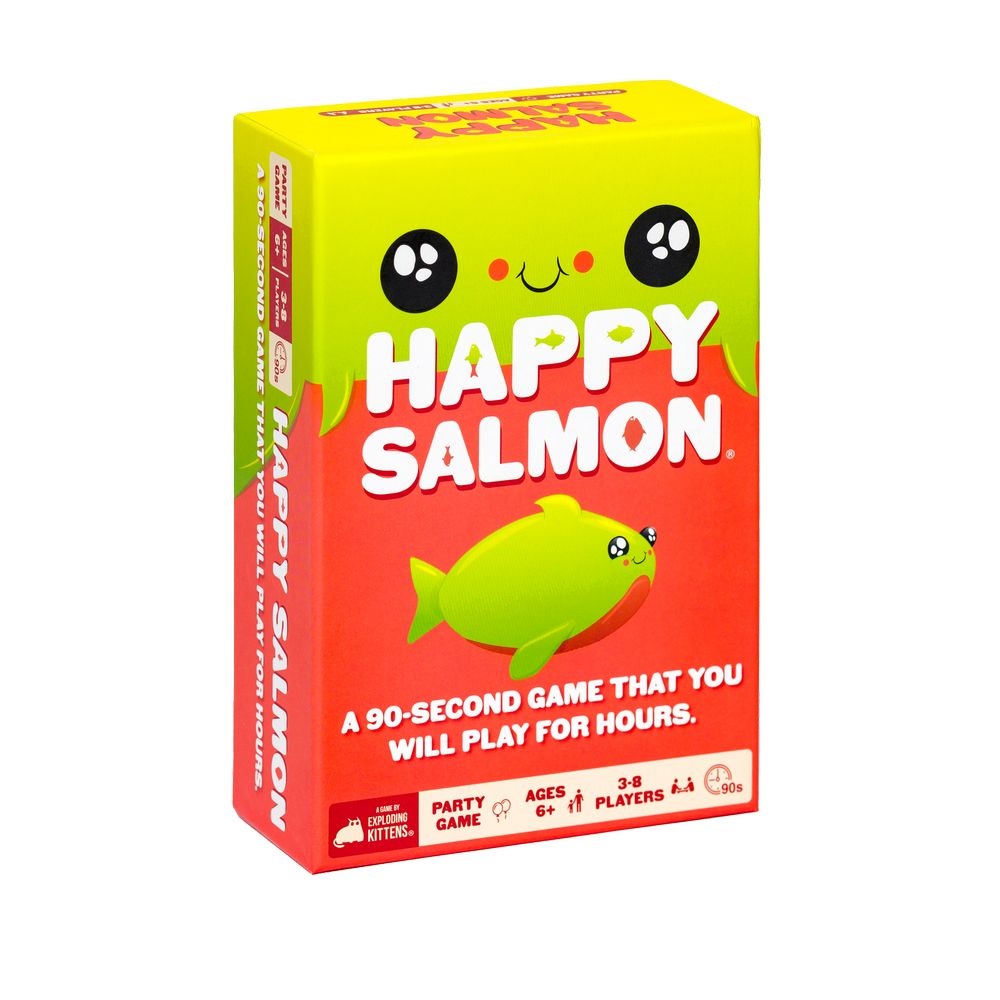 Exploding Kittens Happy Salmon Card Game