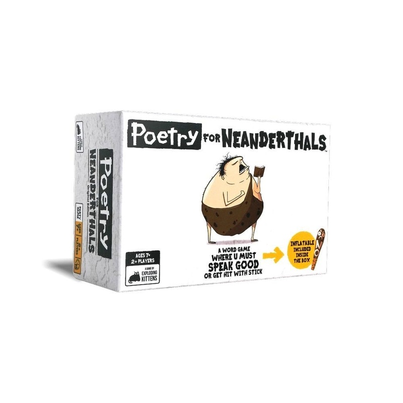 Exploding Kittens Poetry For Neanderthals Card Game