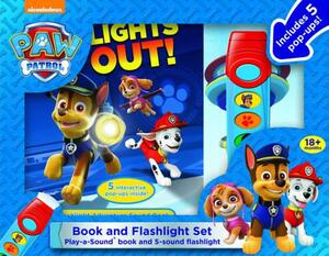 Nickelodeon Paw Patrol Light The Way Pop Up Board Book and Sound Flashlight Toy Set