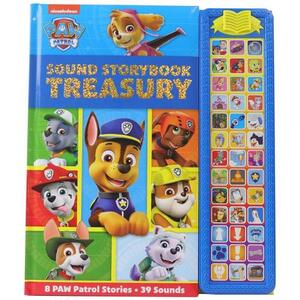 Nickelodeon Paw Patrol Sound Storybook Treasury 39 Button Sound Book | Pi Kids