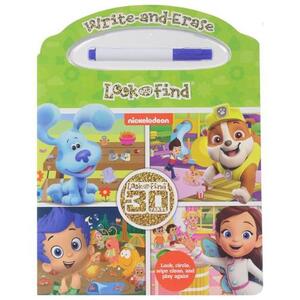 Nickelodeon Paw Patrol Write and Erase Hands On Wipe Clean Activity Book