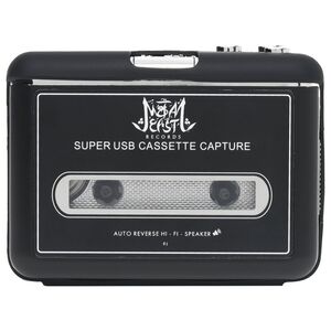 MJI B10 Cassette Player with Built-in Speaker (Metal East Records Edition) (Super USB) - Black