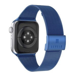 Levelo Double Milanese Watch Strap for Apple Watch 42/44/45mm - Blue