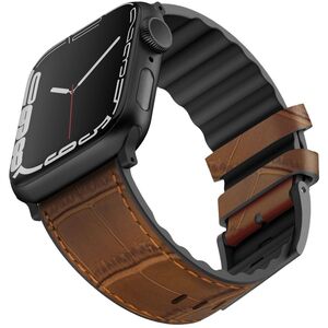 Viva Madrid Monte Crox Leather Strap Brown for Apple Watch 42/44mm