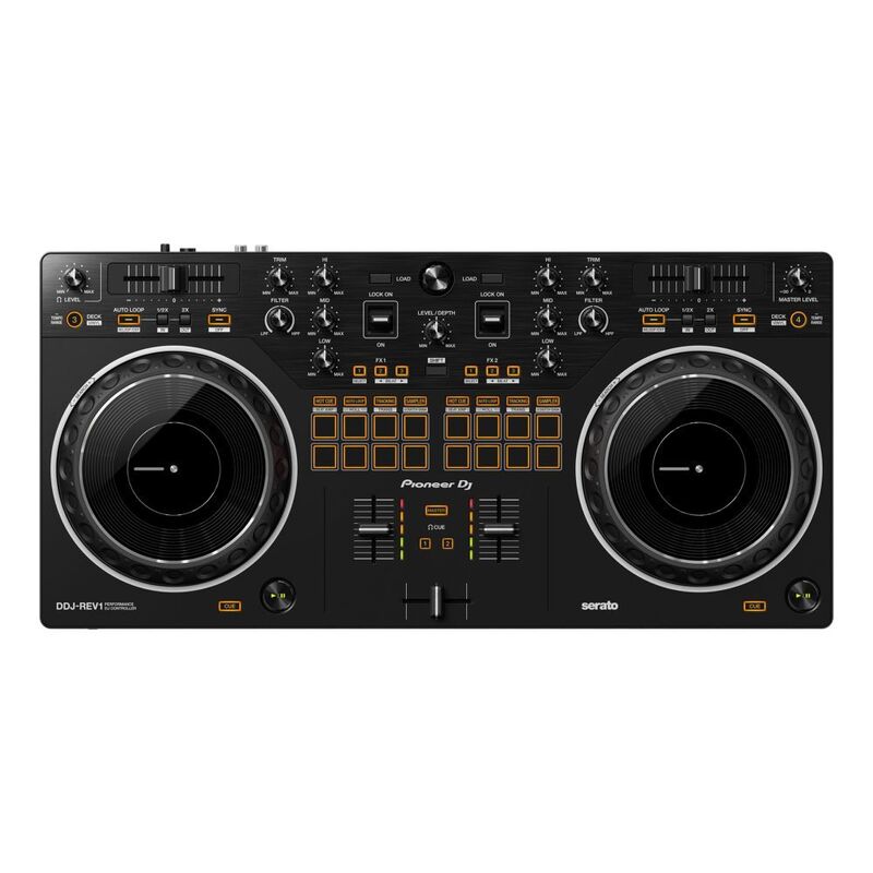 Pioneer DJ DDJ-REV1 2-Channel Controller for Serato DJ Lite - Black