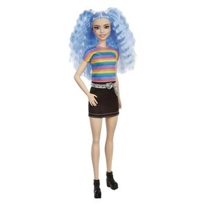 Barbie Fashionista 170 Blue Long Hair GRB61