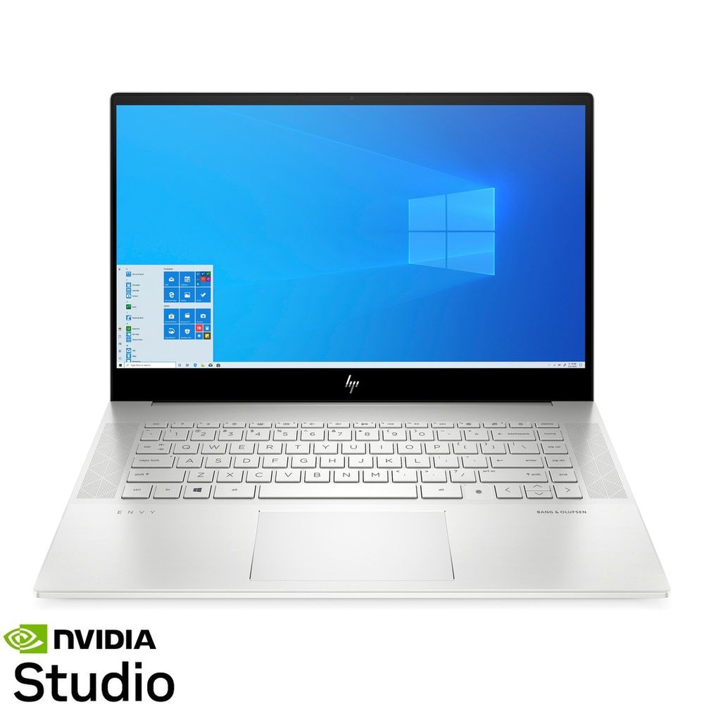 HP Envy 15 Laptop intel core i7-11800H/16GB/1TB SSD/NVIDIA GeForce RTX 3050 Ti 4GB/15.6-inch FHD/Windows 10 Home/Natural silver (Arabic/English)