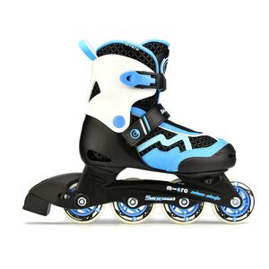 Micro Majority Blue/Black Adjustable Inline Skates (Size 35-38 EU)