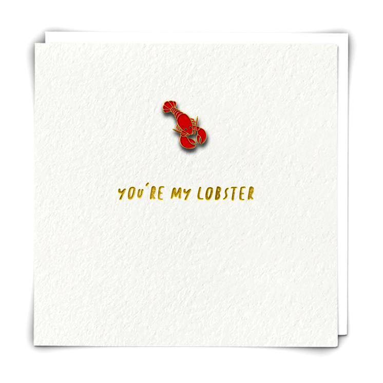 Redback Cards Lobster Greeting Card (140 x 140mm)