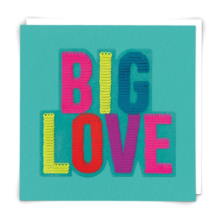 Redback Cards Sequin Love (160 x 160mm)
