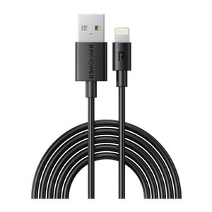 RavPower RP-Cb1015 USB A To Lightning Cable 2m - Black