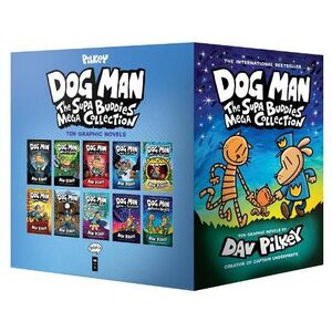 Dog Man The Supa Buddies Mega Collection Books 110 Boxed Set | Dav Pilkey