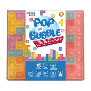 Squizz Toys Pop The Bubble Fidget Tetris Puzzle Alphabet (24 Pieces)