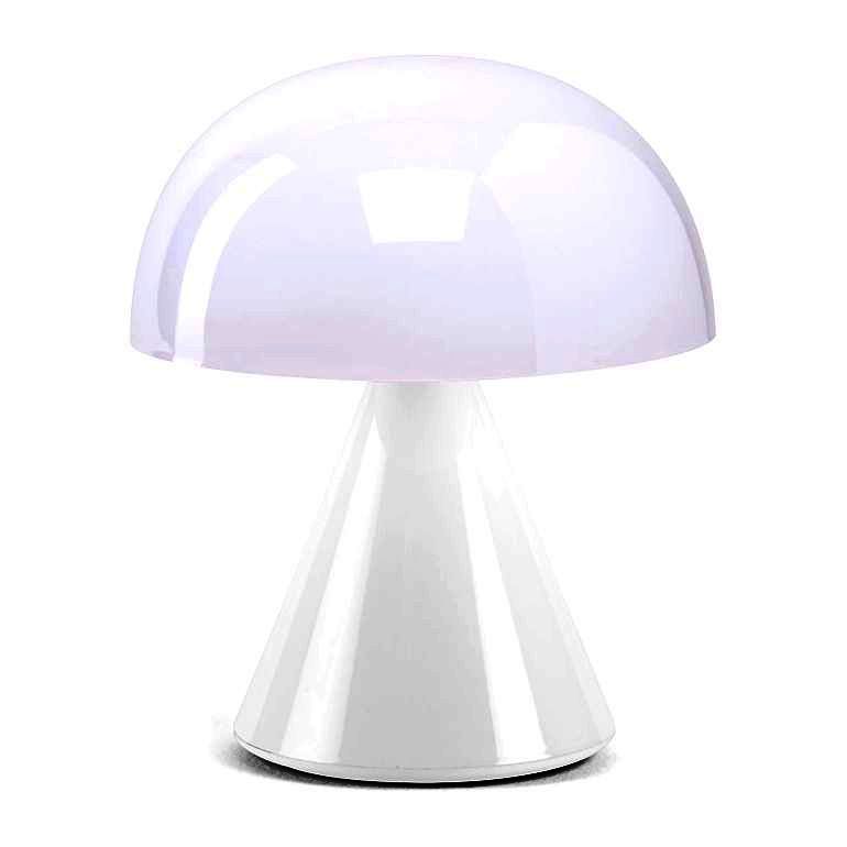 Lexon Mina Mini LED Lamp - Glossy White