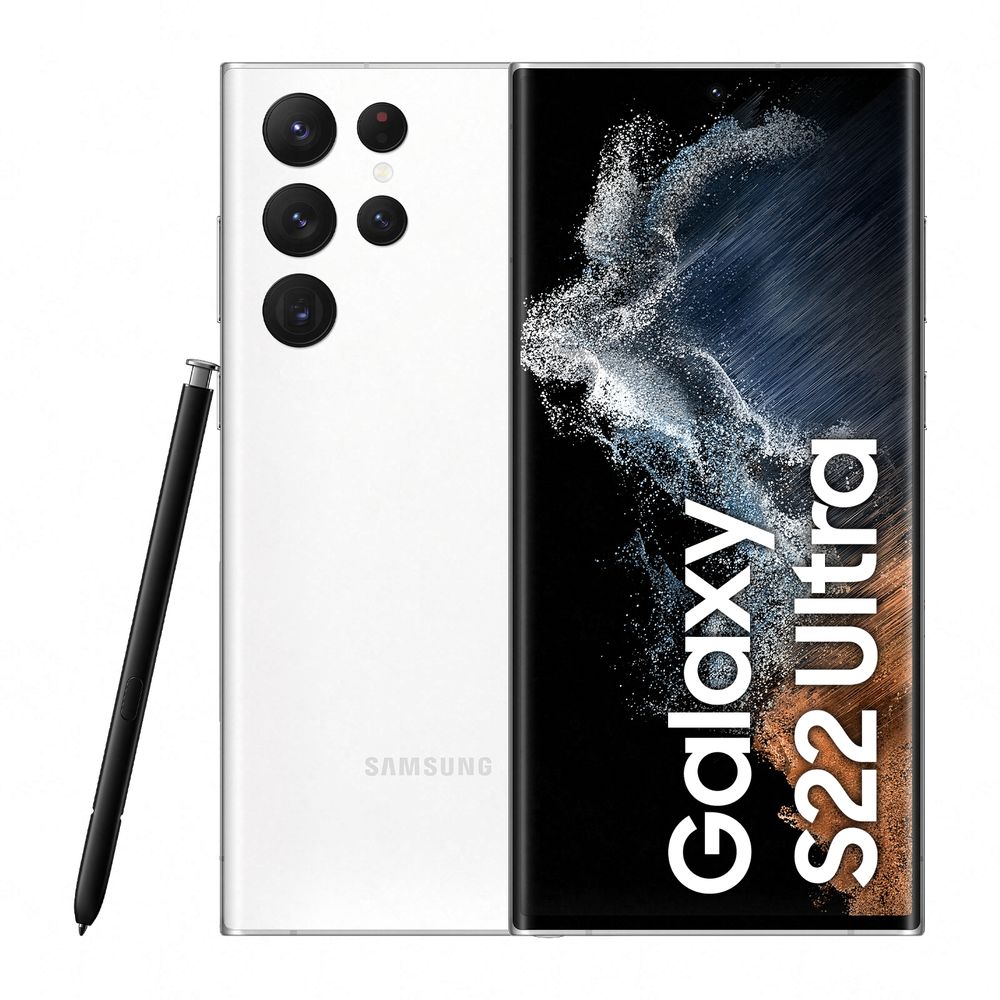 Samsung Galaxy S22 Ultra 5G Smartphone 128GB/8GB/Dual SIM + eSIM - Phantom White