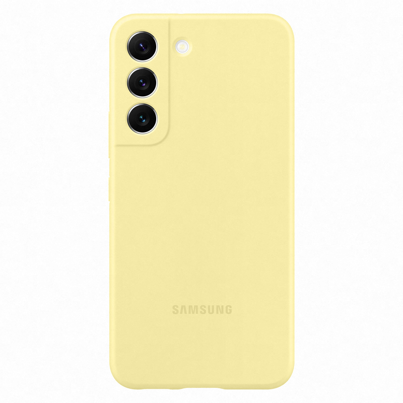 Samsung Silicone Cover Yellow for Galaxy S22