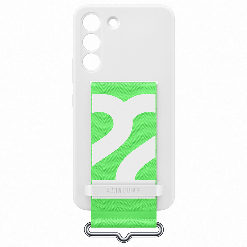 Samsung Silicone with Strap White for Galaxy S22