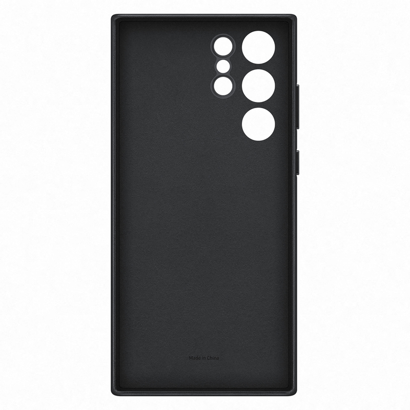 Samsung Leather Cover Black for Galaxy S22 Ultra
