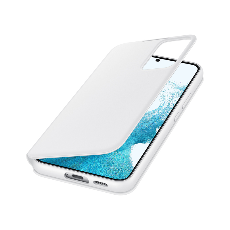 Samsung Clear View Cover White for Galaxy S22+