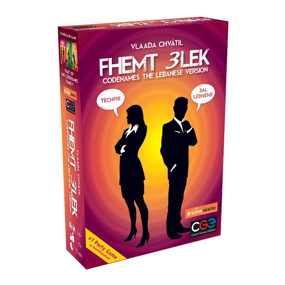 Fhemt 3lek - Lebanese Codenames Card Game (Lebanese/English)