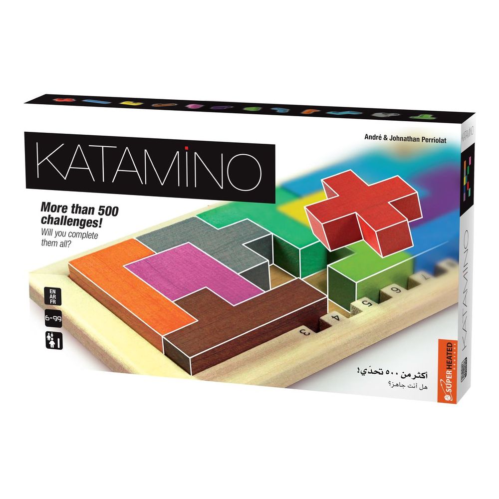Katamino Board Game (English/Arabic/French)