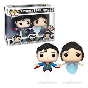 Funko Pop Movies Superman & Lois Flying Vinyl Figure (Special Edition) (Set of 2)
