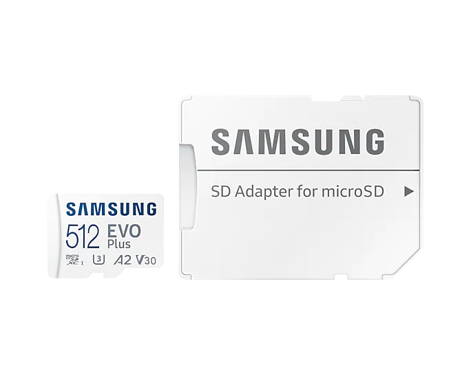 Samsung Evo Plus 512GB microSD with Adapter