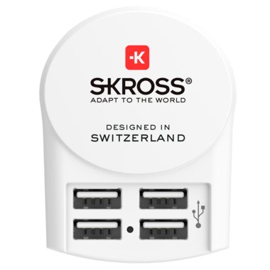 Skross Euro USB Charger (4 x USB-A Ports)