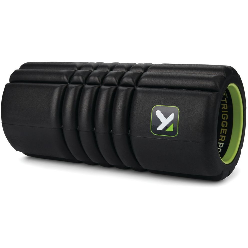 Trigger Point The Grid Travel Foam Roller 10-Inch - Black/Lime