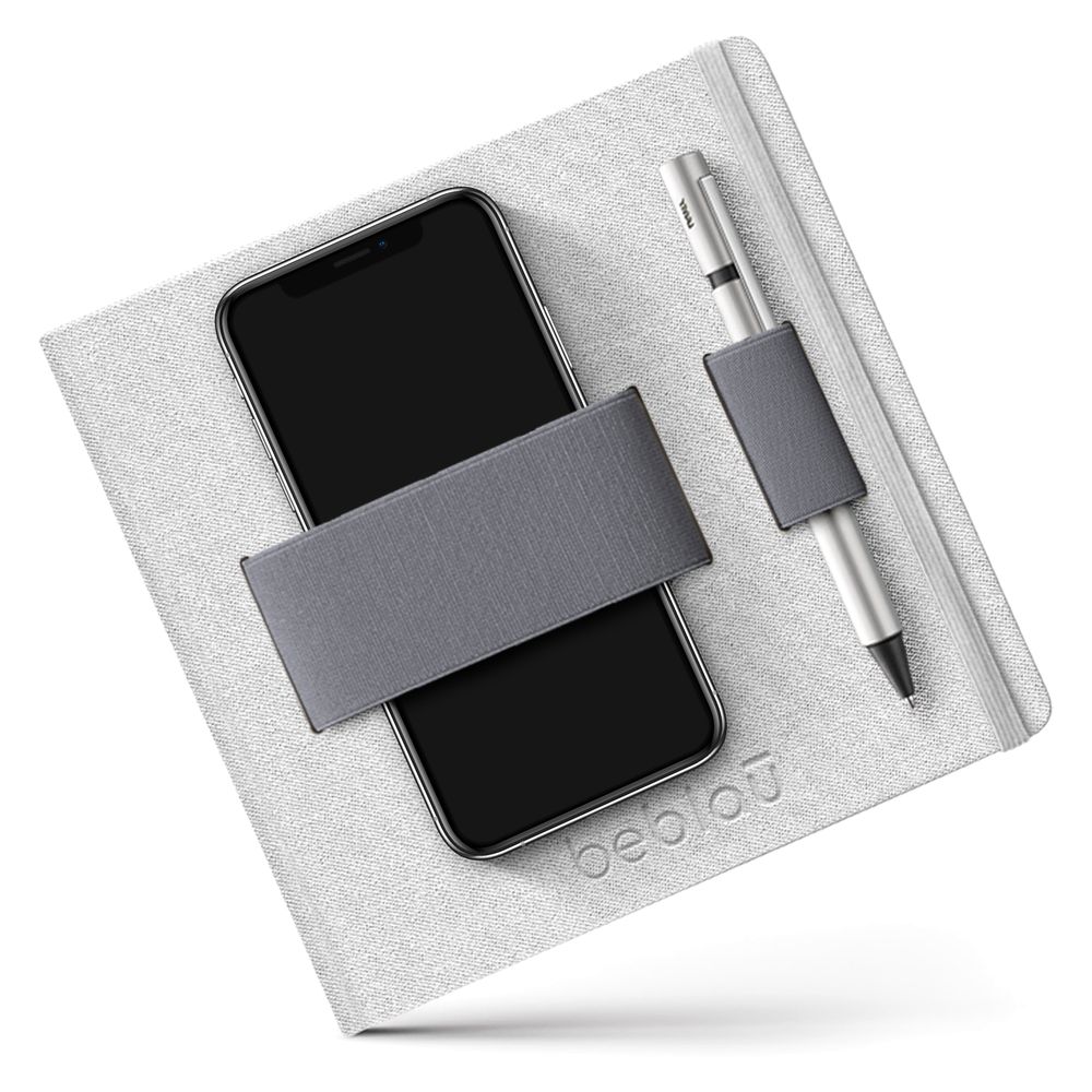 Beblau Flex Integrated Notebook Organizer - Steel Gray