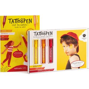 Nailmatic Kids Tattoo Pens - You're The Artist (Set of 3) (Yellow/Orange/Red)