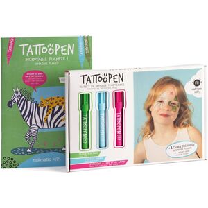 Nailmatic Kids Tattoo Pens - Amazing Planet (Set of 3) (Green/Sky Blue/Pink)