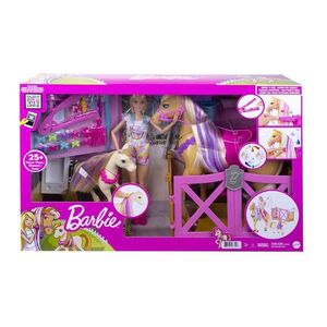 Barbie Groom And Care Doll And Horse Playset GXV77