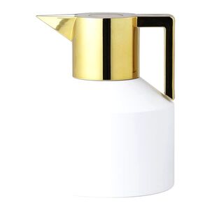 Normann Copenhagen Geo Vacuum Flask 1L - White/Gold-Plated