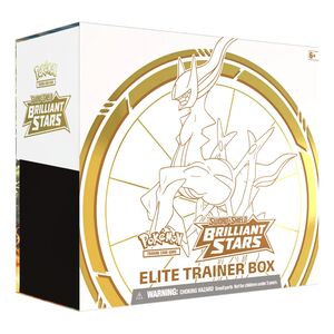 Pokemon TCG Sword & Shield 9 Brilliant Stars Elite Trainer Box