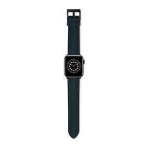 Viva Madrid Venturx Saffiano Genuine Leather Strap for Apple Watch 42/44mm - Pacific Blue