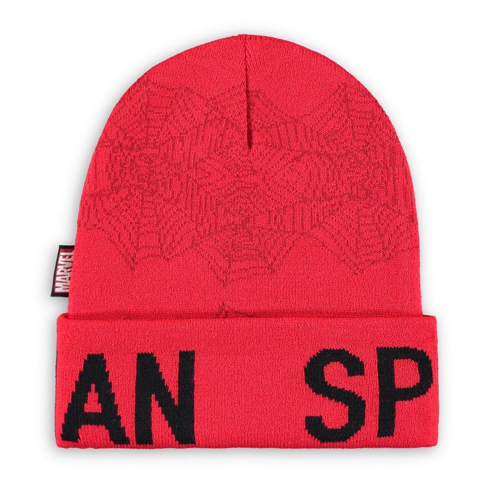 Difuzed Marvel Spider-Man No Way Home Turn-Up Beanie - Red