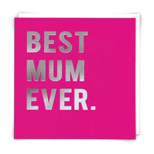 Redback Cards Best Mum Mother's Day Greeting Card (150 x 150mm)