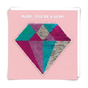 Redback Cards Mum Diamond Mother's Day Greeting Card (160 x 160mm)